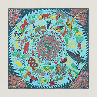 Sous le Charme d'Orphee double face scarf 90 | Hermès UAE Sous le Charme d'Orphee double face scarf 90 | Hermès UAE